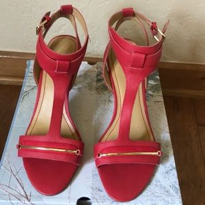Nine West Red dress sandals. Sizes 9M.